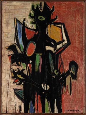 Untitled, 1947 by Emerson S Woelffer - Auction record, sale price, and art valuation. Compare with similar artists and explore comparable artworks.