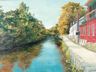 Sample artwork by Michael Trovato (Born 1962), known for architecture, townscape paintings, still life, portrait - View similar artists and auction records