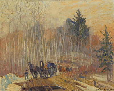 BIRCHES AND POPLARS by Andre Lapine - Auction record, sale price, and art valuation. Compare with similar artists and explore comparable artworks.