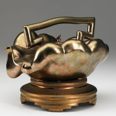 "Brush Squash Teapot," 1990