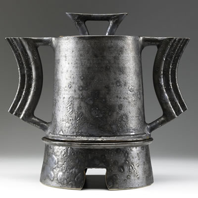 Three-piece vessel
