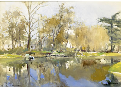 Paris, Parc de Montsouris, 1948