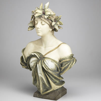"Daphne" by Ernst Wahliss - Auction record, sale price, and art valuation. Compare with similar artists and explore comparable artworks.
