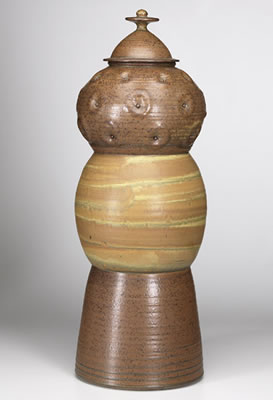 Totemic floor jar by Val Murat Cushing - Auction record, sale price, and art valuation. Compare with similar artists and explore comparable artworks.