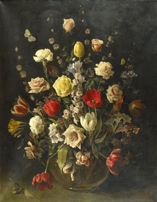 Still life by Jan Van Der Loo - Auction record, sale price, and art valuation. Compare with similar artists and explore comparable artworks.