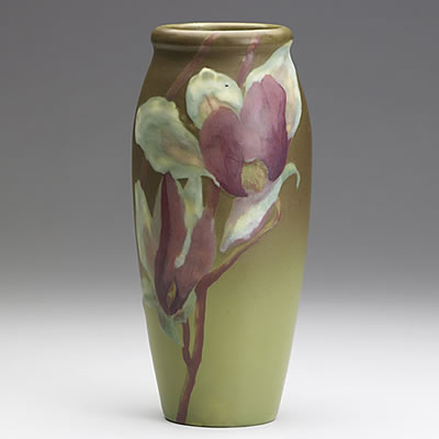 Vase with magnolia