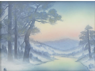 Snow covered landscape by Sallie (Sara) Elizabeth Coyne - Auction record, sale price, and art valuation. Compare with similar artists and explore comparable artworks.