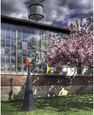 Exterior mobile sculpture, "Spring Love," 2008
