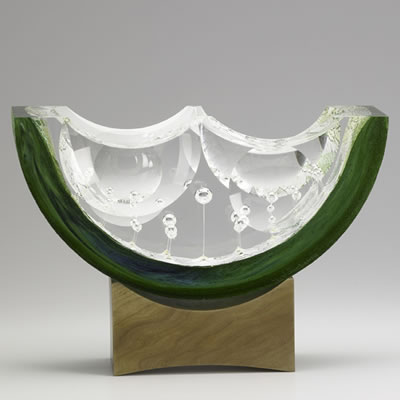 Untitled glass sculpture