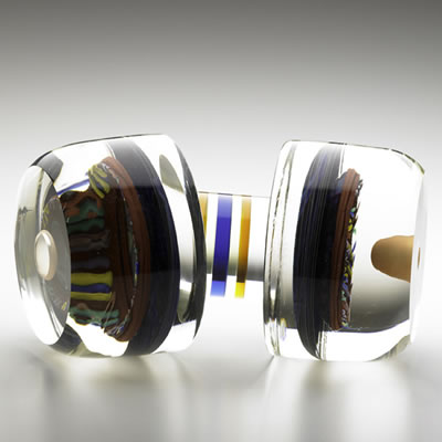 Sample artwork by Michael Pavlik (Born 1941), known for glass sculpture - View similar artists and auction records