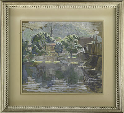Two works of art: Bridge to Lambertville AND Western Pennsylvania
