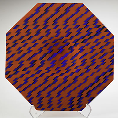 Sculptural platter by Klaus Moje - Auction record, sale price, and art valuation. Compare with similar artists and explore comparable artworks.