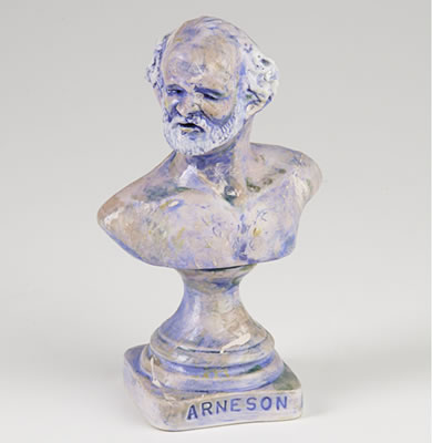 Portrait of Robert Carston Arneson: self-portrait bust