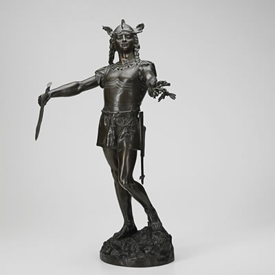 Bronze sculpture of Hermes