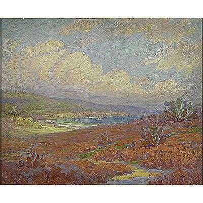The Coast of Santa Monica, California, 1925 AND Grand Canyon, 1925 (2)