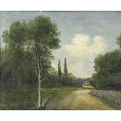 Country Landscape, 1903 by Alexander Morozov - Auction record, sale price, and art valuation. Compare with similar artists and explore comparable artworks.