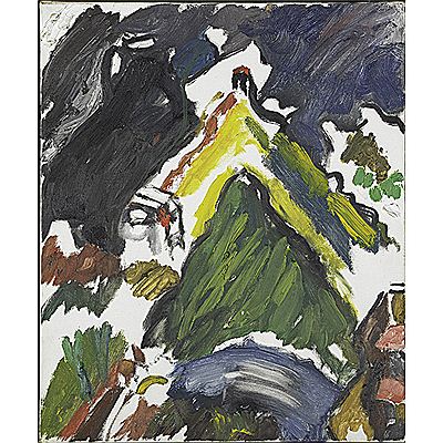 Untitled (Black Mountain, Hydra), ca. 1965