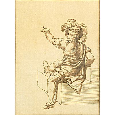Portrait of Richard Cosway: "Self Portrait as Rembrandt"