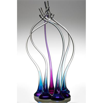 "Implied Movement" glass sculpture, USA, 1987 by Harvey Kline Littleton - Auction record, sale price, and art valuation. Compare with similar artists and explore comparable artworks.