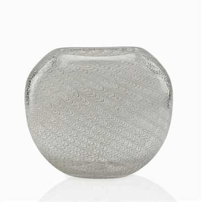Merletto glass vase