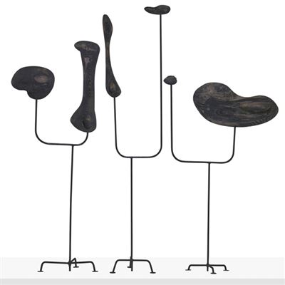 Three sculptures