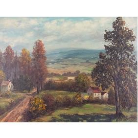 Bucks County Landscape by Cesare Ricciardi - Auction record, sale price, and art valuation. Compare with similar artists and explore comparable artworks.