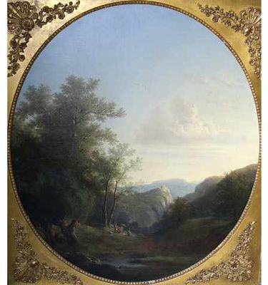 Leçon de peinture en extérieur