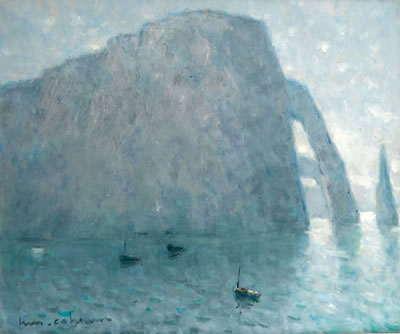 Falaise à Etretat by Henry Maurice Cahours - Auction record, sale price, and art valuation. Compare with similar artists and explore comparable artworks.
