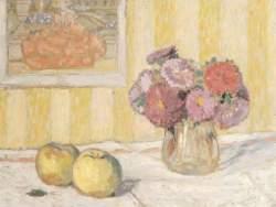 Nature morte au vase de fleurs et aux pommes by Ernest Ventrillon - Auction record, sale price, and art valuation. Compare with similar artists and explore comparable artworks.