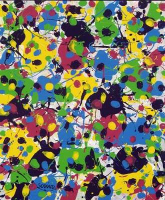 Sample artwork by Scrivo (Born 1942), known for abstract painting - View similar artists and auction records