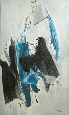 Composition abstraite, circa 1966.