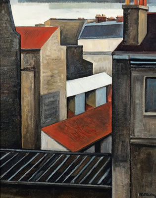 Les toits by Rafael Bataller - Auction record, sale price, and art valuation. Compare with similar artists and explore comparable artworks.