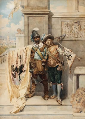 Trompette et porte étendard by Augusto Ballerini - Auction record, sale price, and art valuation. Compare with similar artists and explore comparable artworks.