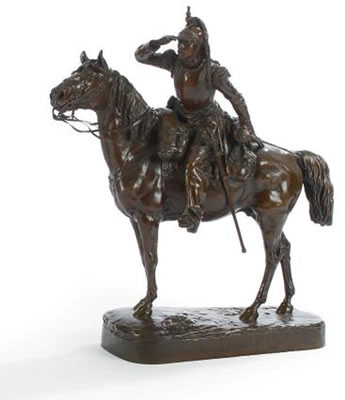 Cuirassier en vedette by Mathilde Thomas-Soyer - Auction record, sale price, and art valuation. Compare with similar artists and explore comparable artworks.