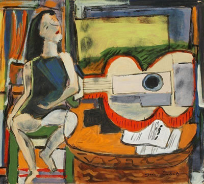 Femme à la guitare