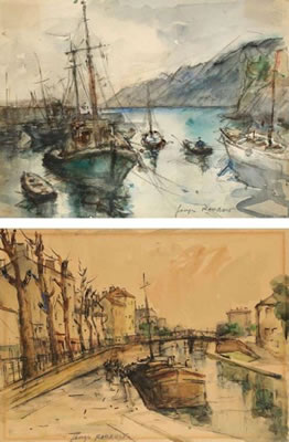 Le Canal St Denis, Le Vert Galant, Le Pont Neuf, Bretagne, Bord de mer, Normandie, Le Pont Marie (7) by Georges Dominique Rouault - Auction record, sale price, and art valuation. Compare with similar artists and explore comparable artworks.
