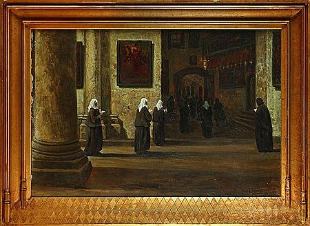 Procession de religieuses au Saint-Sépulcre by Louis Gustave Cambier - Auction record, sale price, and art valuation. Compare with similar artists and explore comparable artworks.