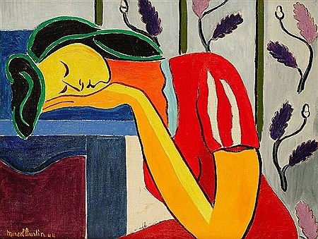 Jeune fille au repos