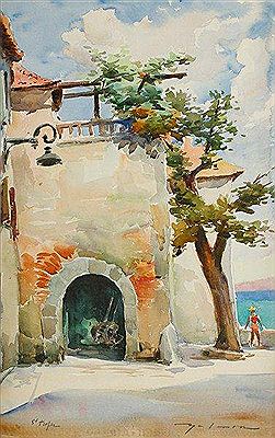 Saint - Tropez by Gaston Belmon - Auction record, sale price, and art valuation. Compare with similar artists and explore comparable artworks.