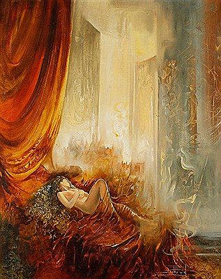 Femme étendue