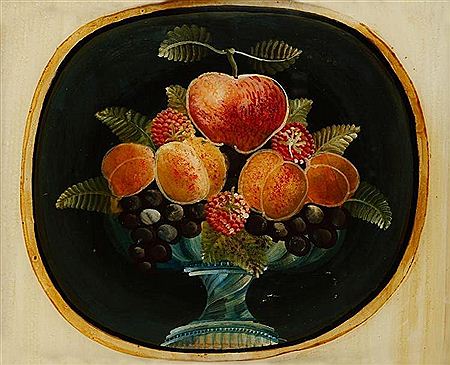 Nature morte au compotier, aux pommes, aux pêches et au raisin
