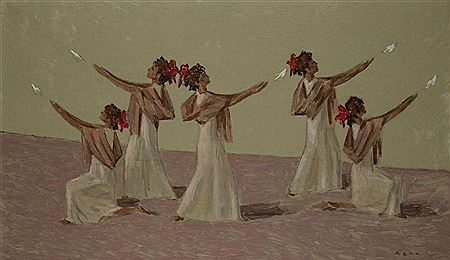 Danseuses aux colombes