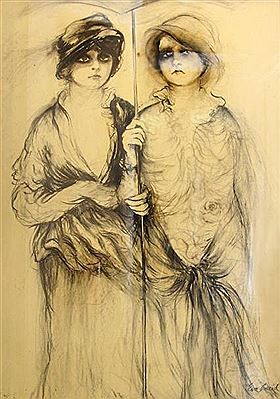 Sample artwork by Eva David (Born 1946), known for drawing - View similar artists and auction records