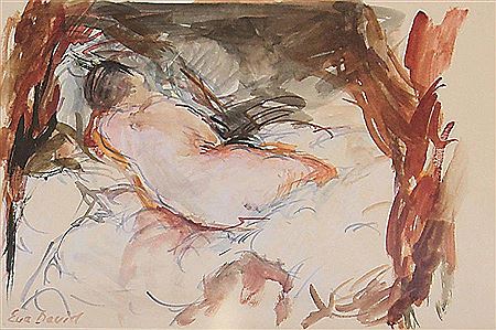 Femme allongée by Eva David - Auction record, sale price, and art valuation. Compare with similar artists and explore comparable artworks.
