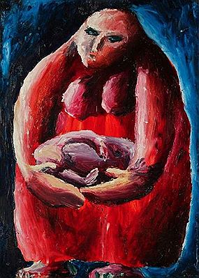 Femme à l'enfant