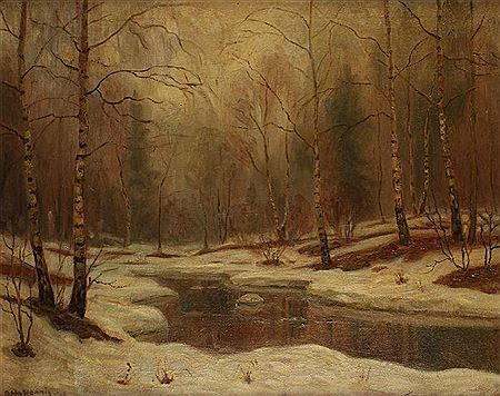 Sous-bois enneigé by Otto Hennig - Auction record, sale price, and art valuation. Compare with similar artists and explore comparable artworks.