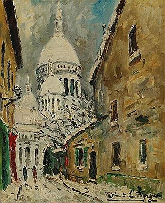 Montmartre sous la neige