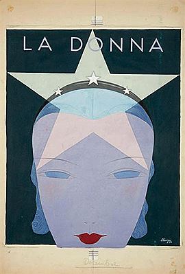 Projet de couverture pour le magazine La Donna by Leon Benigni - Auction record, sale price, and art valuation. Compare with similar artists and explore comparable artworks.
