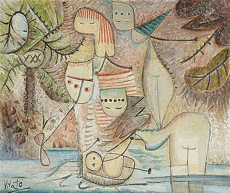Composition aux personnages, 1962