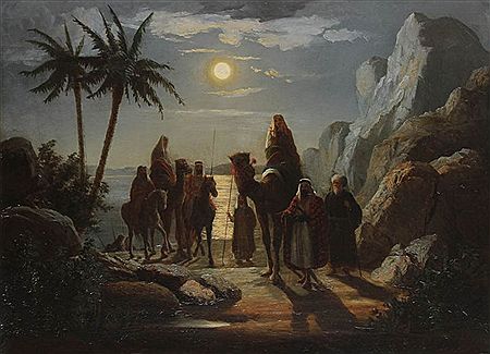 Caravane sur la mer de Galilée